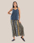 Harem pants with elastic waist